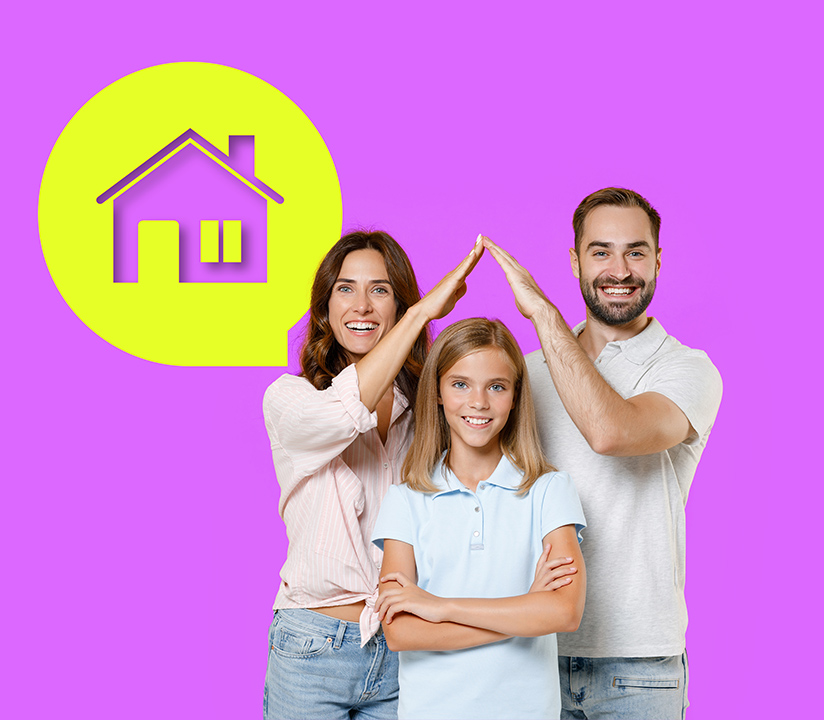 Mãe, pai e filha dão dicas para poupar no crédito à habitação. 