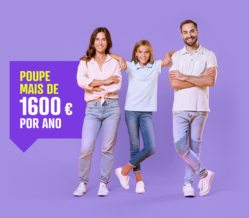 Mãe, pai e filha dão dicas para poupar dinheiro mensalmente.