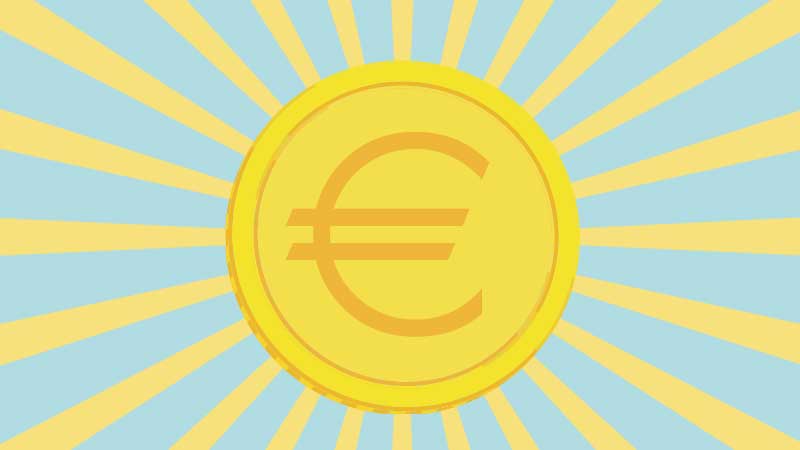 simbolo euro sol