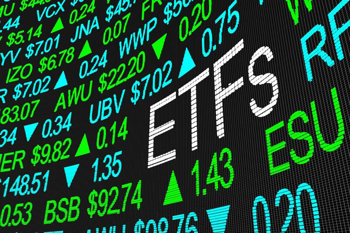 etf em quadro luminoso