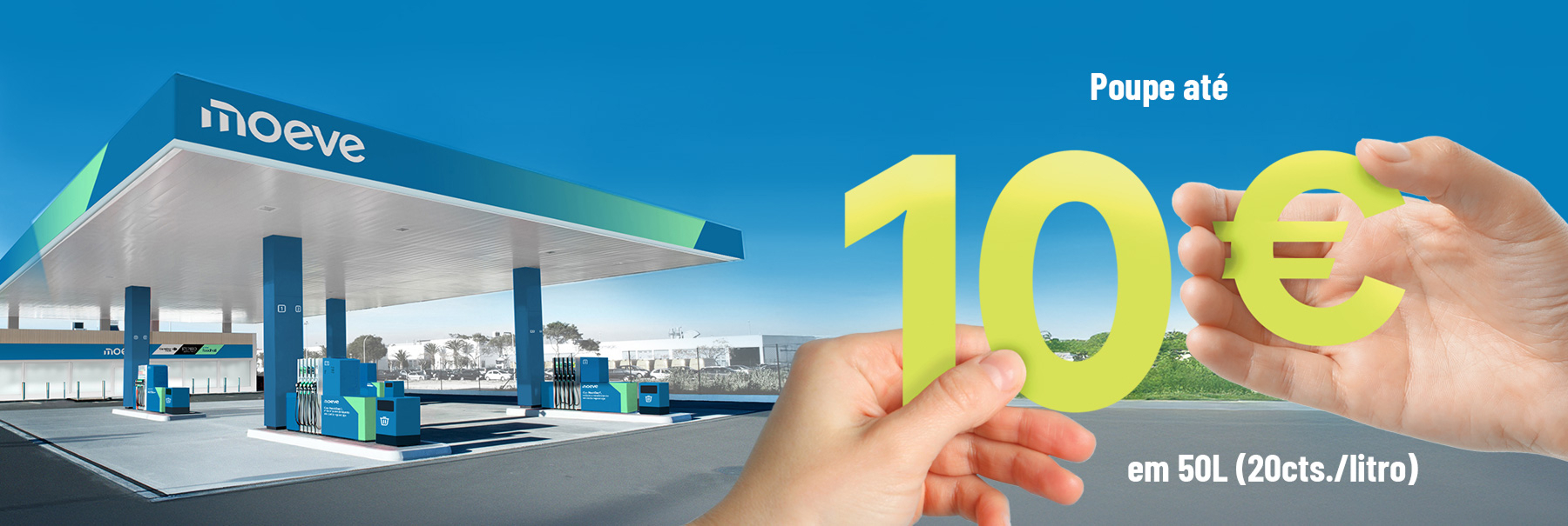 Juntos damos o litro - obtenha o desconto em combustível com a DECO PROteste e a Moeve Gow.